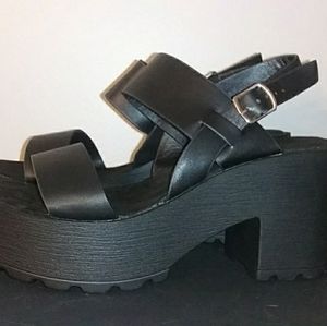 Nasty Gal platform sandals
